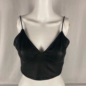 SHEIN Crop Top Black Medium